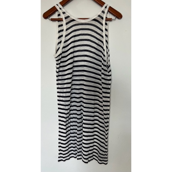 Alexanderwang.T sleeveless stripe linen dress - Picture 3 of 6